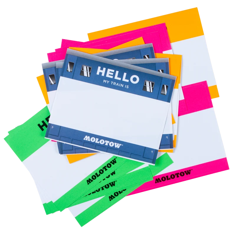MOLOTOW™ HELLO My Paint Is Sticker Set 25pc