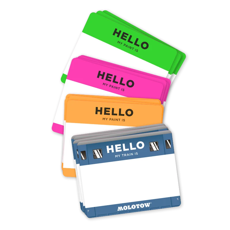 MOLOTOW™ HELLO My Paint Is Sticker Set 25pc