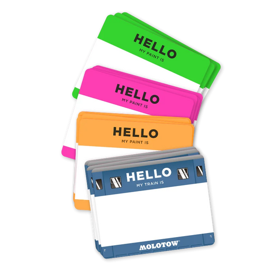 MOLOTOW™ HELLO My Paint Is Sticker Set 25pc