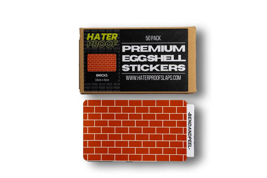 Eggshell Stickers - Bricks