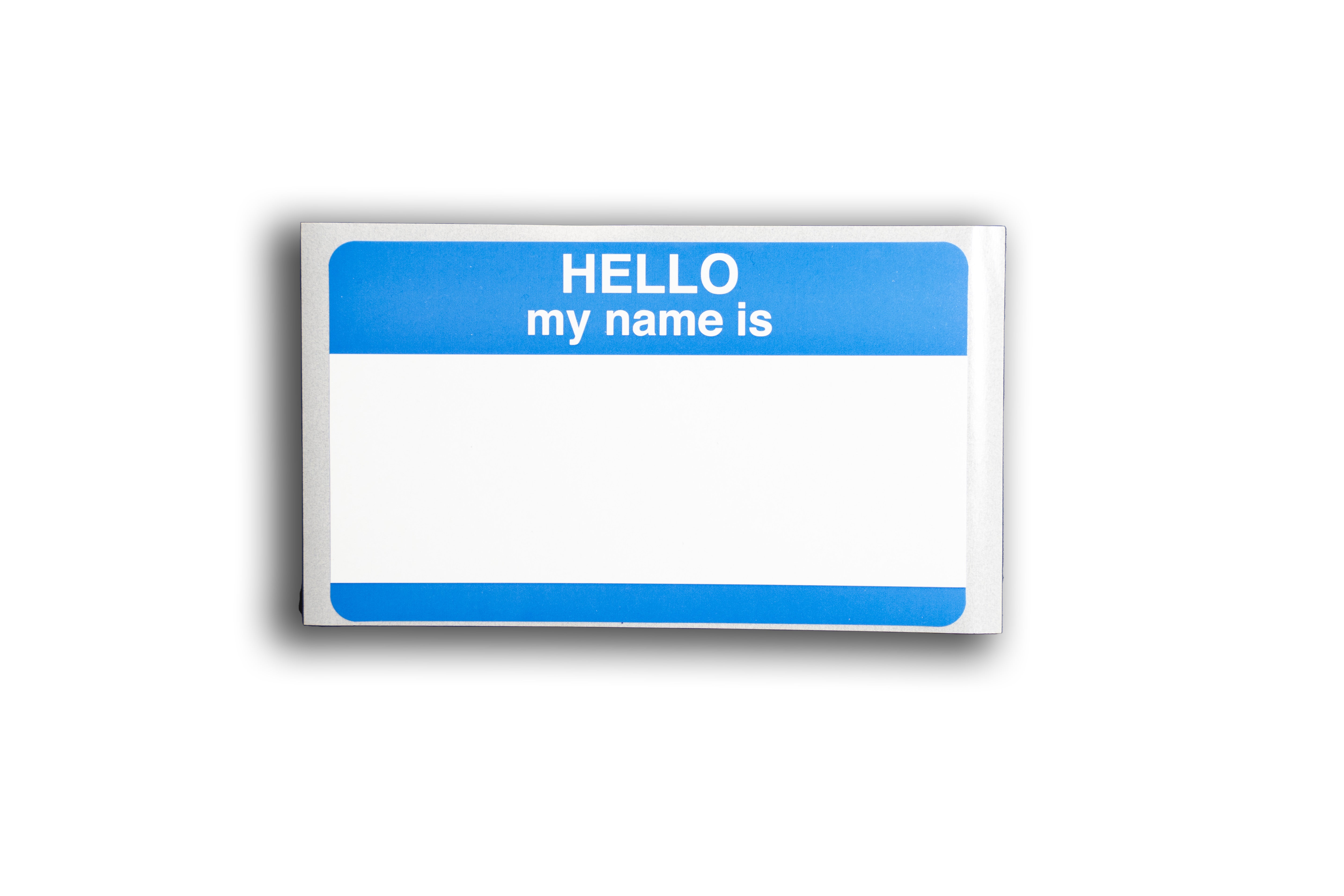 Hello Blue Sticker High Tack Stickers - Hello Blue – The Spray Vandalz