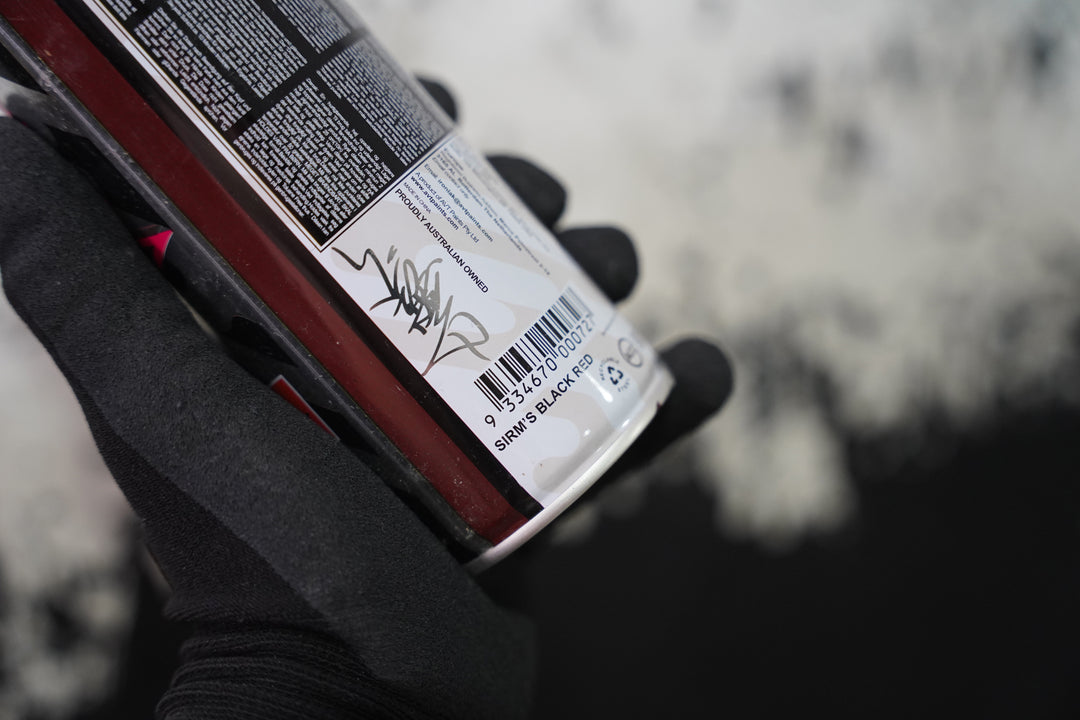 Ironlak Limited Edition Can - Sirm's Black Red