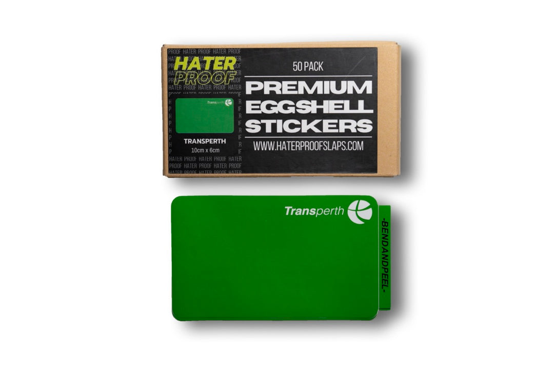 Eggshell Stickers - Transperth