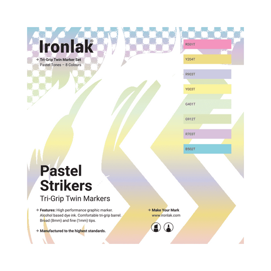 Standard Tones Graphic Marker 8 Pack – Broad Nib